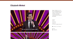 Desktop Screenshot of elizabethminkel.com